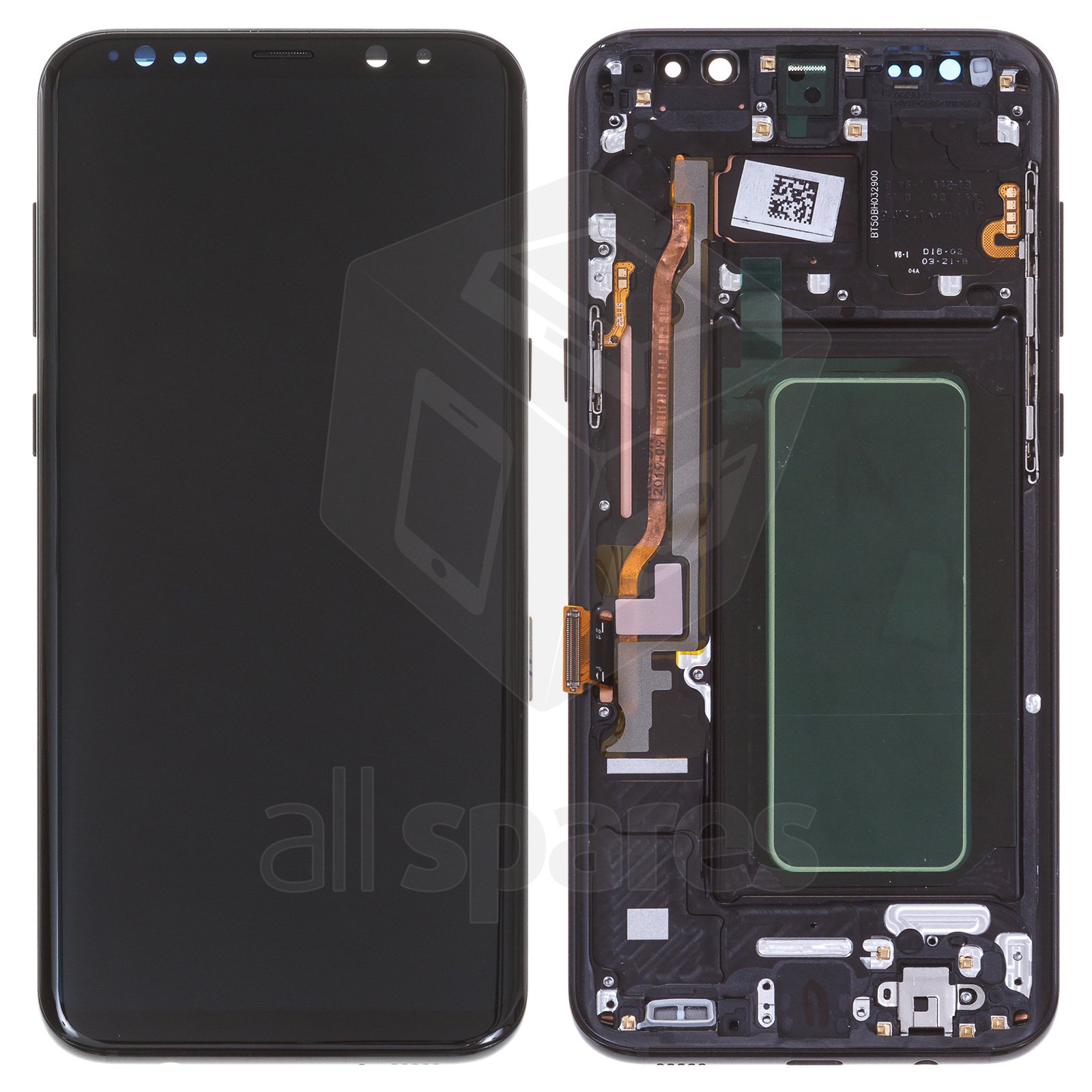 Samsung Galaxy S8 LCD Display With Frame